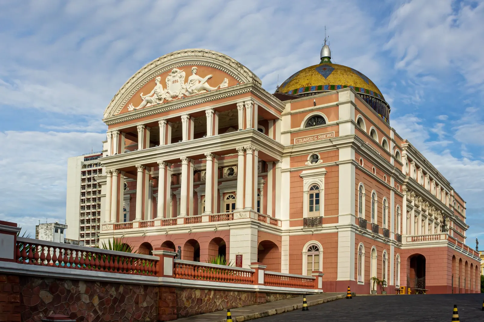 Operahuset Teatro Amazonas i Manaus.